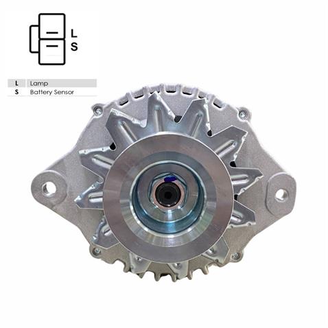 24V ALTERNATÖR DİNAMO 80 A (ÇİFT FİŞ) (L-S) (VAKUMLU) ISUZU TURKUAZ OTOBÜS/KAMYON
