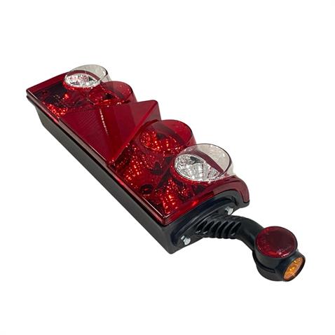 MARS STOP LAMBASI EUROSTAR II DORSE (ARKADAN SOKETLİ 7-FİŞ) BOYNUZLU BEYAZ-BEYAZ SAĞ