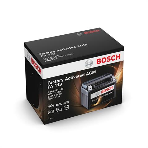 BOSCH 12V 11.2 AH MOTOSİKLET AKÜSÜ AGM 220 A (EN) (150*88*110) (YTZ14S)