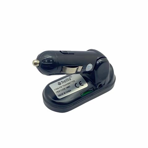 12V-24V TRANSMITTER AUX/BLUETOOTH/MP3/SD KART/USB X 2 ŞARJ (UZAKTAN KUMANDALI) SİYAH