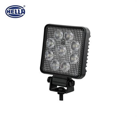 HELLA 10V-30V ÇALIŞMA LAMBASI KARE 9W 6500K 1000 LÜMEN (9 LEDLİ) (100*100*34 MM)