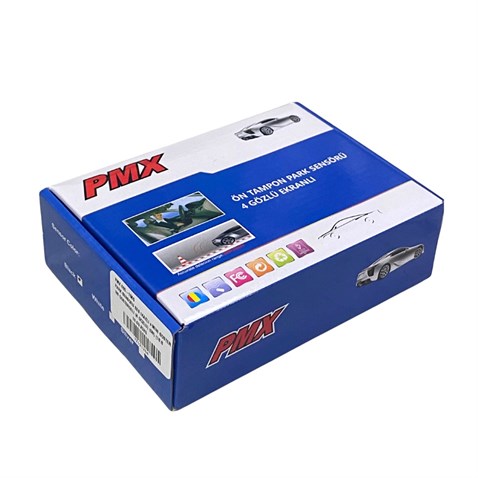 PARK SENSÖRÜ SES İKAZLI+MİNİ GÖSTERGELİ (4 GÖZLÜ) (ÖN) (18.8 MM) SİYAH