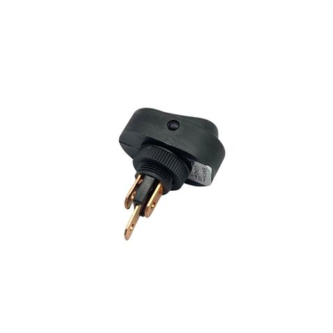 TUŞLU ANAHTAR VİDALI OVAL IŞIKLI (20A 12V DC)