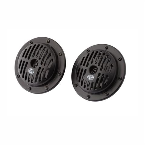 HELLA 12V DİDİT KORNA 310/380 HZ SÜPERTON (SİYAH) (TAKIM)