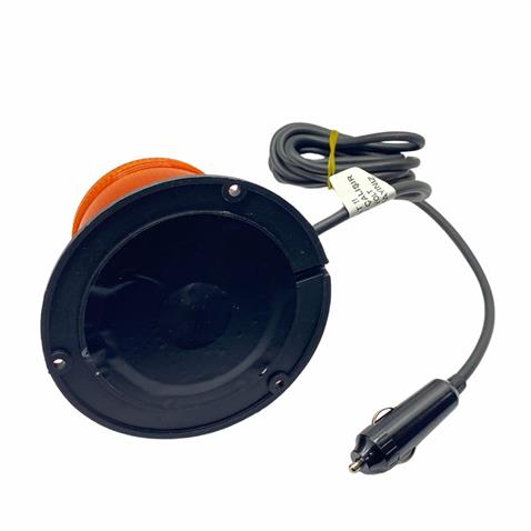 12V-24V ÇAKAR TEPE LAMBA LEDLİ MIKNATISLI ÇAKMAK FİŞLİ SARI (128*100 MM)