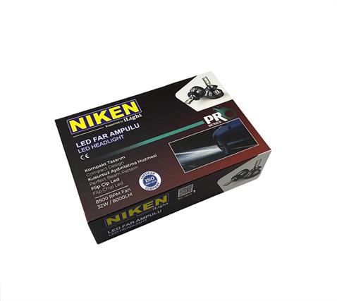 NIKEN 12V H7 CSP LED XENON FAR AMPUL SETİ 6500K 8000 LÜMEN