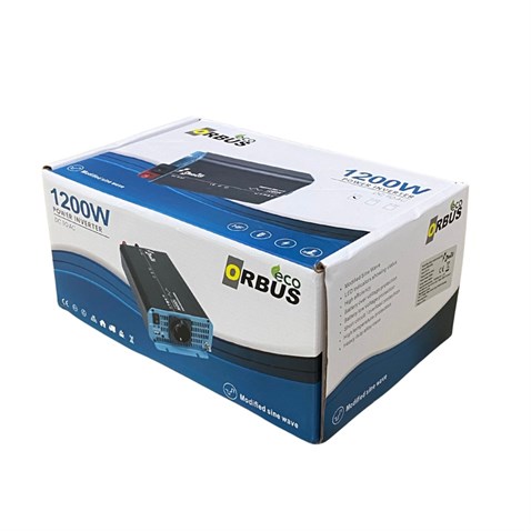 ORBUS 12V DC > 230V AC İNVERTÖR 1200W (MODİFİYE SİNÜS)