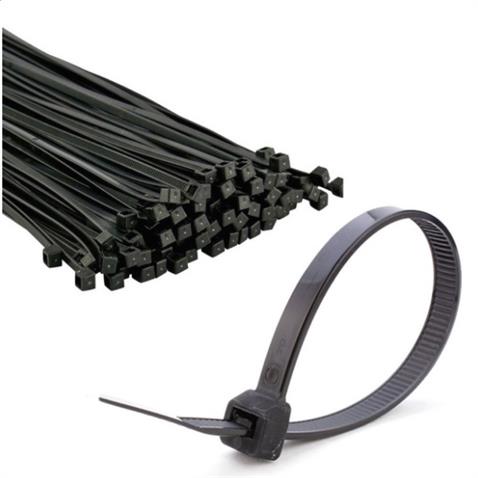 KABLO BAĞI 8.0 X 380 SİYAH (100 AD)