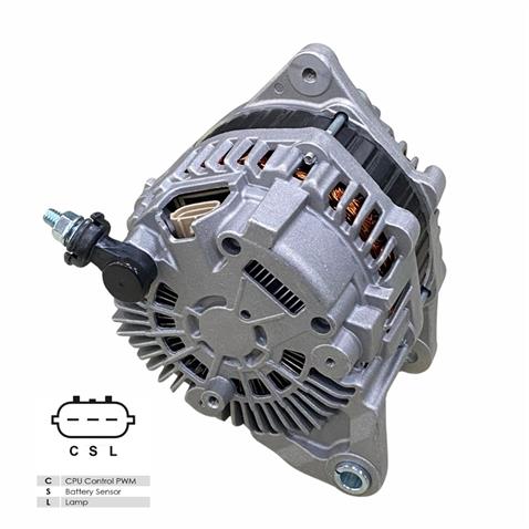 12V ALTERNATÖR DİNAMO MITSUBISHI TİPİ 150 A (3 FİŞ) (C-S-L) NISSAN CABSTAR/MURANO/NAVARA/PATHFINDER