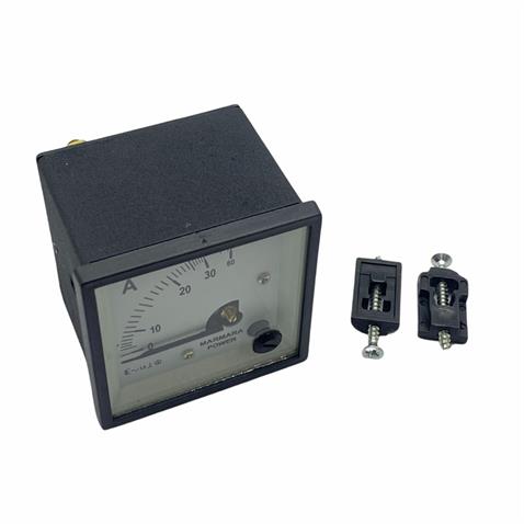 SOYBERG AKÜ ŞARJ CİHAZI AMPERMETRESİ KARE (0 A-60 A) (67*67 MM)