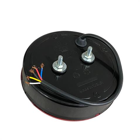 12V STOP LAMBASI YUVARLAK (LEDLİ) (3 FONKSİYONLU) (KIRMIZI-BEYAZ) (140*60 MM)