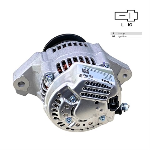 12V ALTERNATÖR DİNAMO NIPPON DENSO TİPİ 60 A (2 FİŞ) (IG-L) DAIHATSU HIJET-JOHNDEERE-FORKLİFT