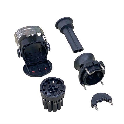 TIR DORSE ELEKTRİK SOKETİ 15Lİ ERKEK ABS-EBS (ÇİFT KABLO GİRİŞLİ)