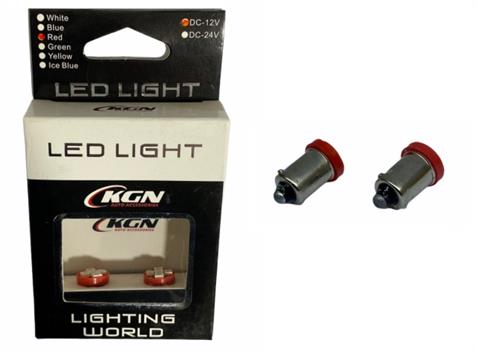 12V 53 AMPUL 5 LEDLİ KIRMIZI (2 AD)