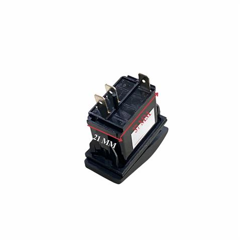 TUŞLU ANAHTAR IŞIKLI KIRMIZI HİDRAFOR (3 FİŞ) (TEK DEVRE) (12V 20A DC/24V 10A DC) MARİN