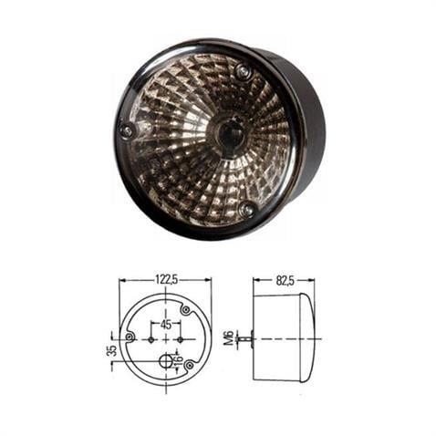 HELLA 12V-24V GERİ VİTES LAMBASI BEYAZ (122.5 MM)