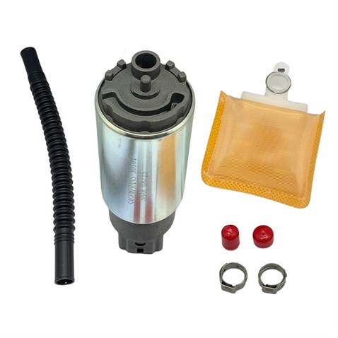 12V ELEKTRİKLİ YAKIT POMPASI 5 BAR 38 MM (FİLTRELİ)