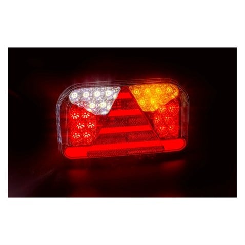FRISTOM 10V-30V STOP LAMBASI (NEON LEDLİ) (7 FONKSİYONLU) (241*140*44 MM) E9
