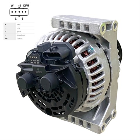 BOSCH 24V ALTERNATÖR DİNAMO 80A (W-L-15-S-DFM) DAF CF85/XF105 EURO5