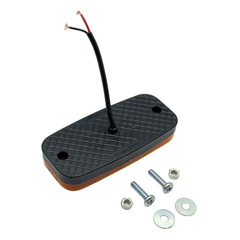 24V DORSE YAN SİNYAL LAMBA SİDE MARKER (3 LEDLİ) (DIŞA BAĞLANTI) (OVAL) (110*50 MM)