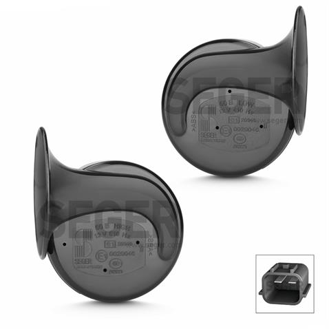 SEGER 12V DADAT KORNA 110 dB 400/500 HZ (MOLEX SOKETLİ) (TAKIM) HYUNDAI