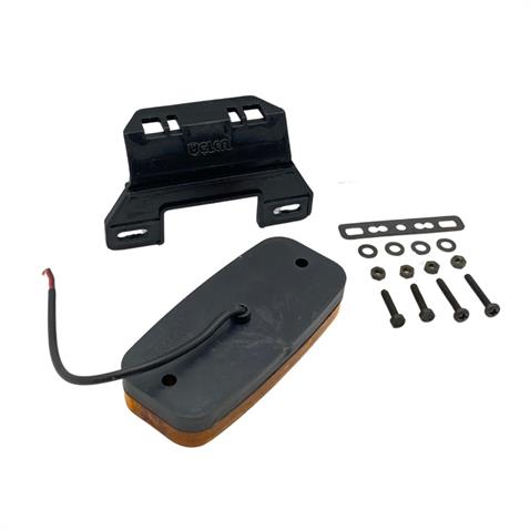 12V-24V DORSE YAN SİNYAL LAMBA SİDE MARKER (3 LEDLİ) (DIŞA BAĞLANTI) (OVAL) (111*52 MM)