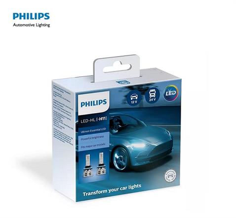 PHILIPS 12V-24V H11 CSP LED XENON FAR AMPUL SETİ 6500K