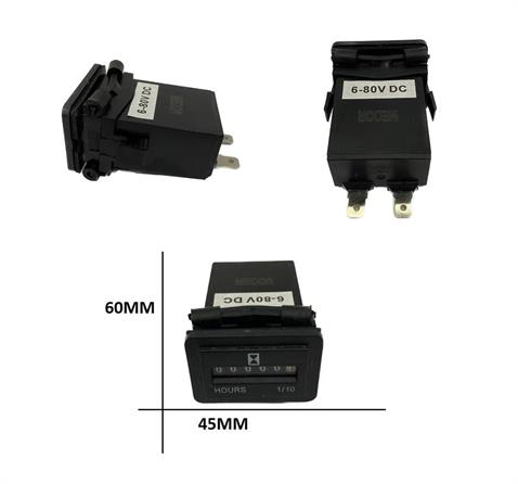 6V-80V MOTOR ÇALIŞMA SAATİ (KÖŞELİ)