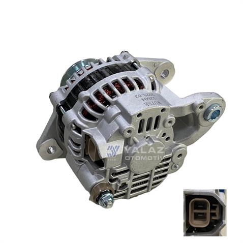 24V ALTERNATÖR DİNAMO MITSUBISHI TİPİ 50 A (VAKUMSUZ) (L-R) ÇİFT KASNAK