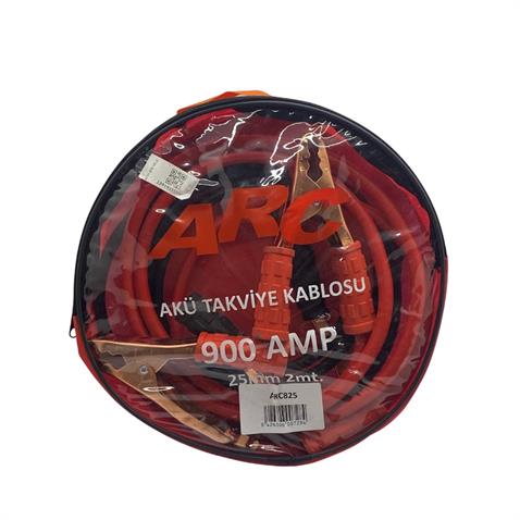 AKÜ TAKVİYE KABLOSU 900 AH 25 MM TAKIM (2 MT)
