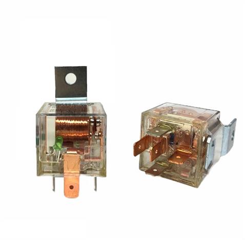 12V RÖLE 5 UÇLU 80 A/30 A IŞIKLI (ŞEFFAF) (ÇİFT PLATİN) (30-85-86-87-87a)