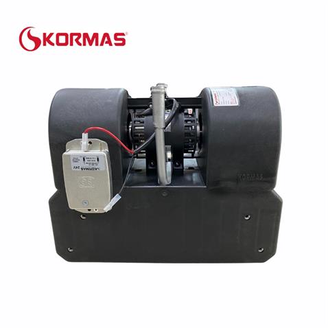 KORMAS 24V KALORİFER ÜNİTESİ KOMPLE (BLOWER) (2 DEVİR) (DİK BORULU)