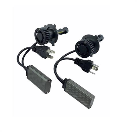 12V H4 DOB LED XENON FAR AMPUL SETİ 6500K 8000 LÜMEN