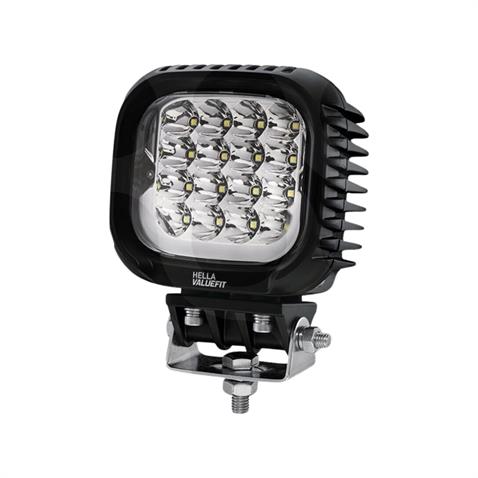 HELLA 12V-30V ÇALIŞMA LAMBASI S5000 2.0 KARE 5000 LÜMEN (16 LEDLİ BEYAZ-SARI) (125*114*88 MM)