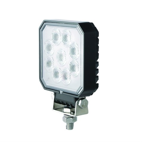 WOLFRAM 9V-32V ÇALIŞMA LAMBASI KARE 36W 6500K 3060 LÜMEN (36 LEDLİ) (100*98*28.9 MM)