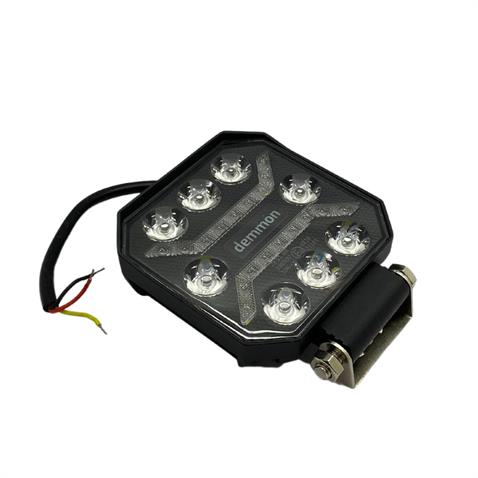 DEMMON 9V-32V OFF-ROAD LED ÇALIŞMA LAMBASI KARE (BEYAZ) (110*110*37 MM)