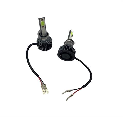 12V-24V H1 COB LED XENON FAR AMPUL SETİ 10.000K 8000 LÜMEN (BUZ MAVİ)