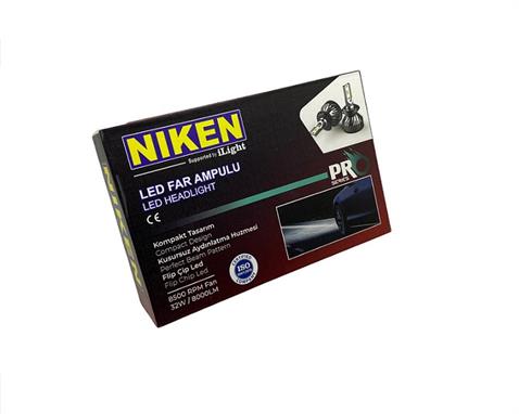 NIKEN 12V HB4 9006 CSP LED XENON FAR AMPUL SETİ 6500K 8000 LÜMEN