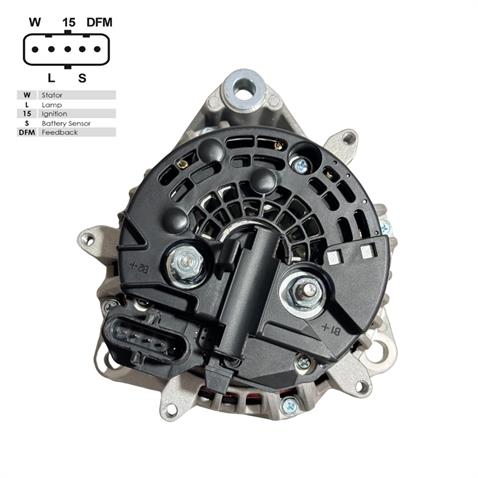 CARGO 24V ALTERNATÖR DİNAMO 120 A (5 FİŞ SOKETLİ) (W-L-15-S-DFM) DAF-MAN TGA/TGL/TGM/TGS