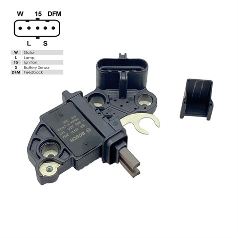 BOSCH 24V KÖMÜRLÜ KONJEKTÖR (5 FİŞ SOKETLİ) (W-L-IG-S-DFM) MERCEDES ACTROS/AROCS/ATEGO/AXOR