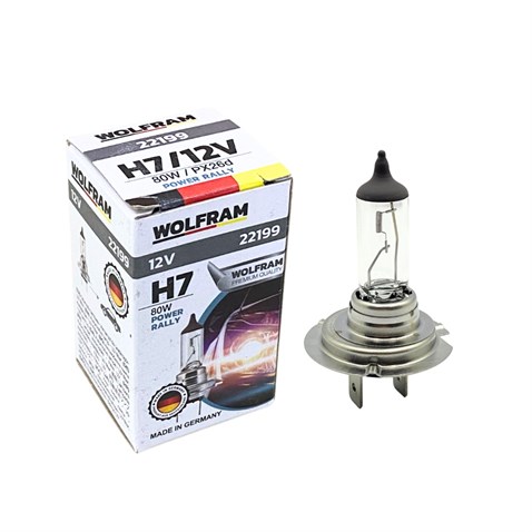 WOLFRAM 12V H7 AMPUL 80W