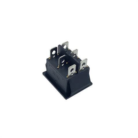 TUŞLU ANAHTAR KARE (BÜYÜK BOY) (6 FİŞ) (ON-OFF-ON) (16A 250V AC / 20A 125V AC)