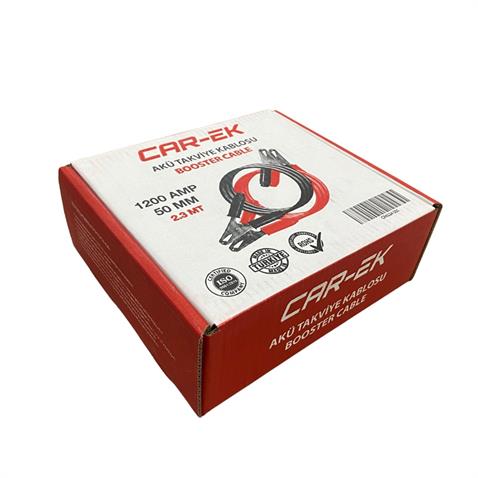 AKÜ TAKVİYE KABLOSU 1200 AH 50 MM TAKIM (2.3 MT)