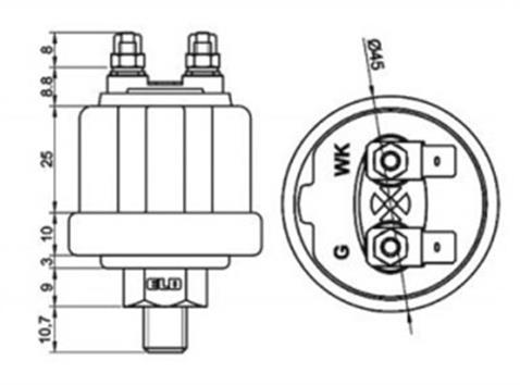 ATOM YAĞ MÜŞÜRÜ 0-10 BAR (0.75±0.15) (M10*1) (KONİK İNCE DİŞ)