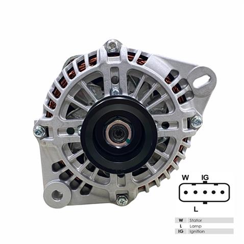 24V ALTERNATÖR DİNAMO MITSUBISHI TİPİ 130 A (5 FİŞ SOKETLİ) (W-L-IG . .) FORD CARGO