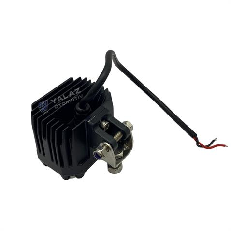 WOLFRAM 10V-110V  LEDLİ SPOT LAMBA MERCEKLİ (3 X 9W) (KIRMIZI ÇİZGİ) (69*55) FORKLİFT E9 