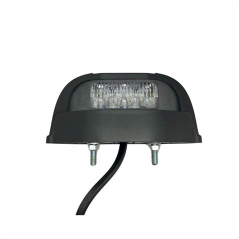 FRISTOM 12V-24V PLAKA LAMBASI LEDLİ YM (SİYAH) (112*50 MM) E9