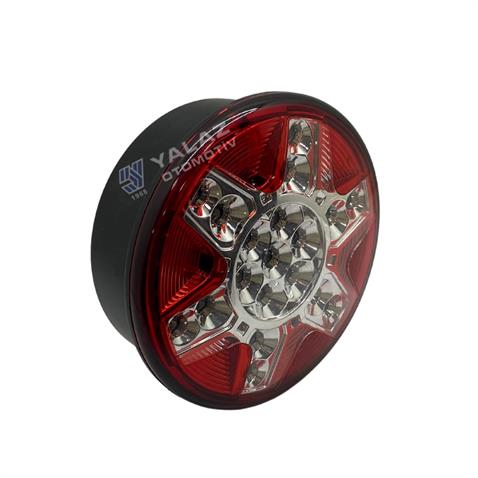 FARPLAS 24V PARK-SİNYAL LAMBASI LEDLİ (YUVARLAK) GÜLERYÜZ COBRA-MITSUBISHI-OTOKAR-TEMSA (122 MM)