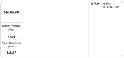 12V-24V KALORİFER-KLİMA-FAN-SİLECEK KÖMÜRÜ (SÜTRAK KLİMA) (2 AD)