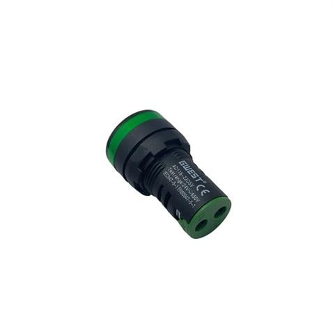 24V-550V DİJİTAL VOLTMETRE (LEDLİ) (22/29.5 MM) YEŞİL